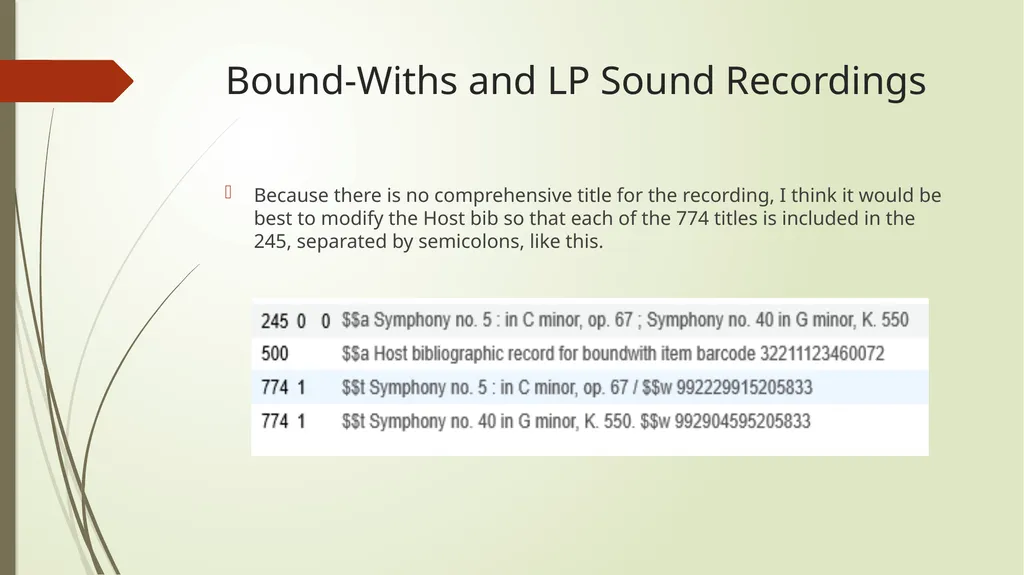 Host Bibliographic Records in Alma/Primo VE What - slide 17 of 24