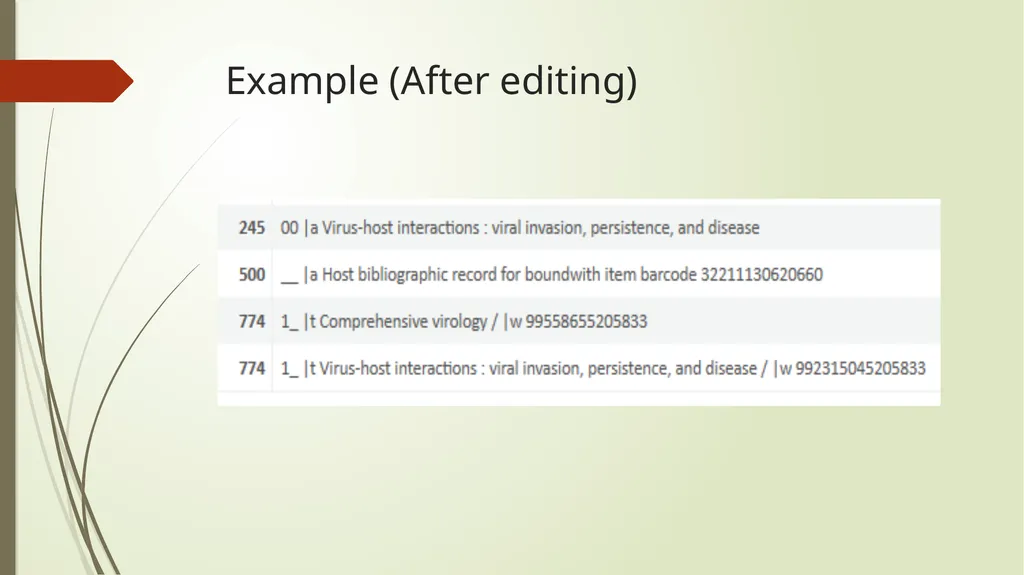 Host Bibliographic Records in Alma/Primo VE What - slide 11 of 24