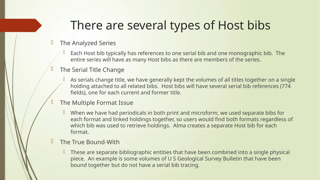 Host Bibliographic Records in Alma/Primo VE What - slide 6 of 24