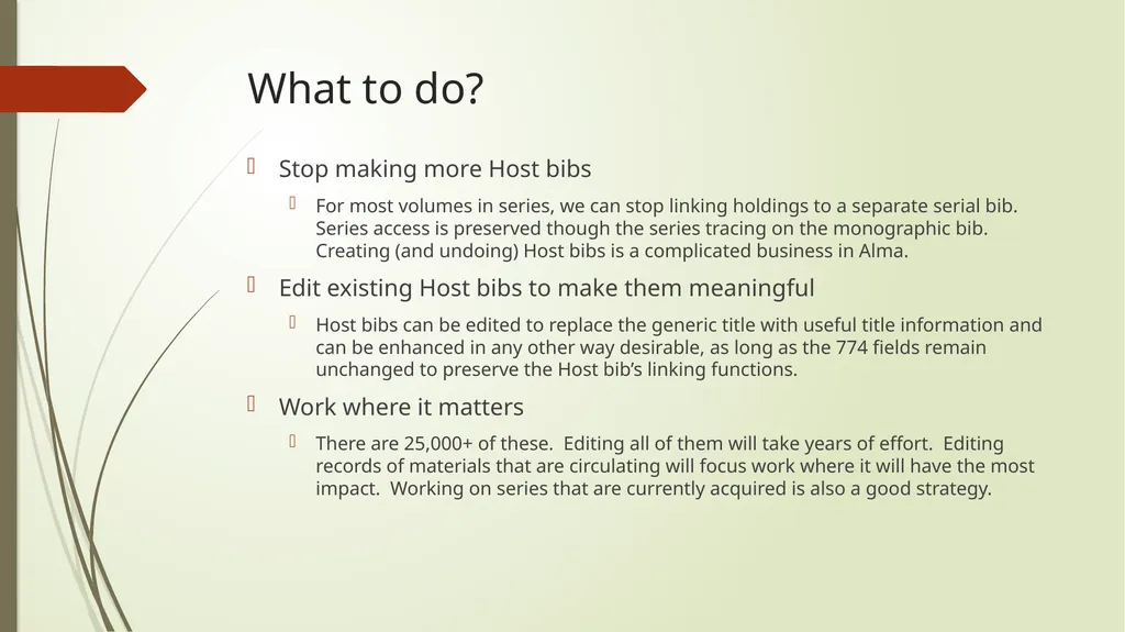 Host Bibliographic Records in Alma/Primo VE What - slide 7 of 24