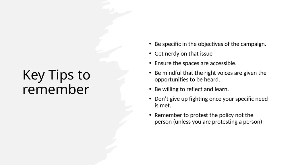 ACTIVISM 101 WHAT IS AN ACTIVIST? How can people - slide 14 of 17