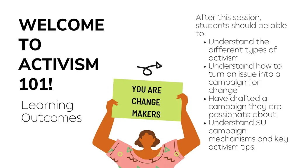 ACTIVISM 101 WHAT IS AN ACTIVIST? How can people - slide 2 of 17