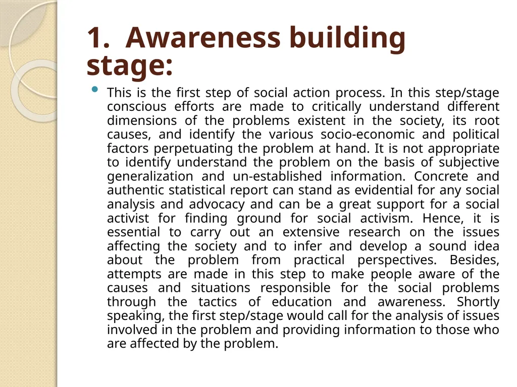 Social Action 6th Semester, BS Social Work - slide 3 of 9