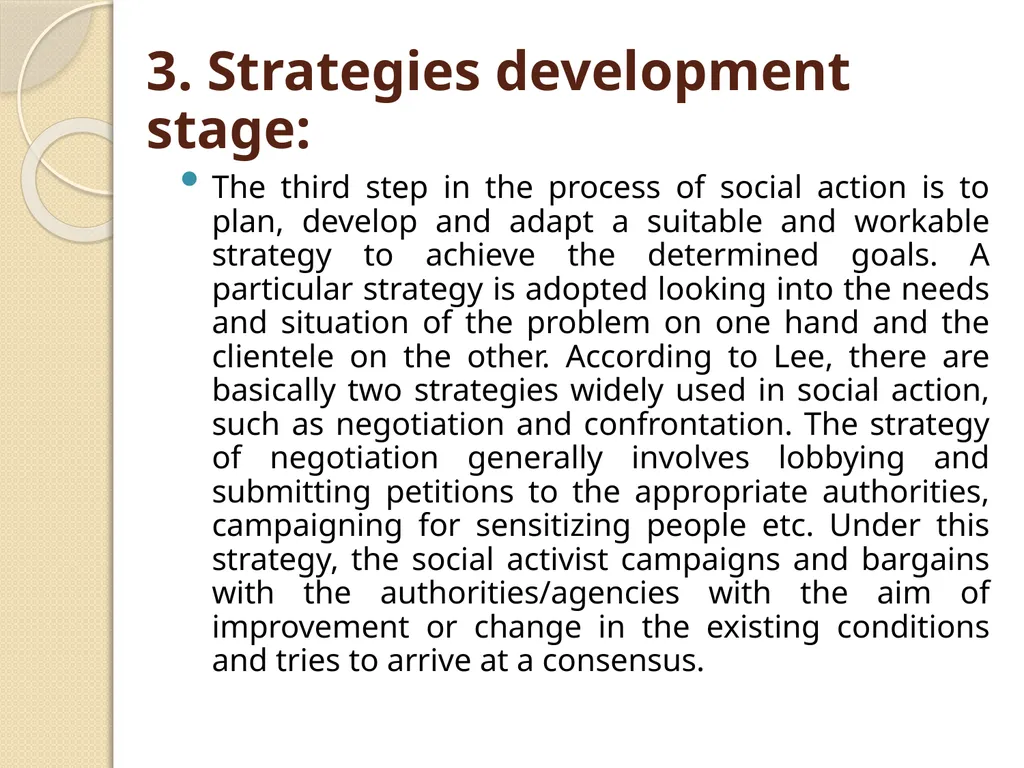 Social Action 6th Semester, BS Social Work - slide 5 of 9