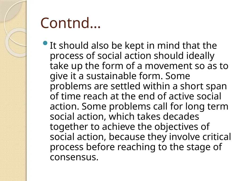 Social Action 6th Semester, BS Social Work - slide 9 of 9
