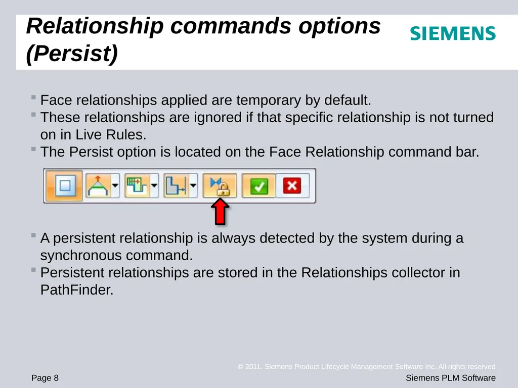 Solid Edge ST4 Training Working with face - slide 8 of 31