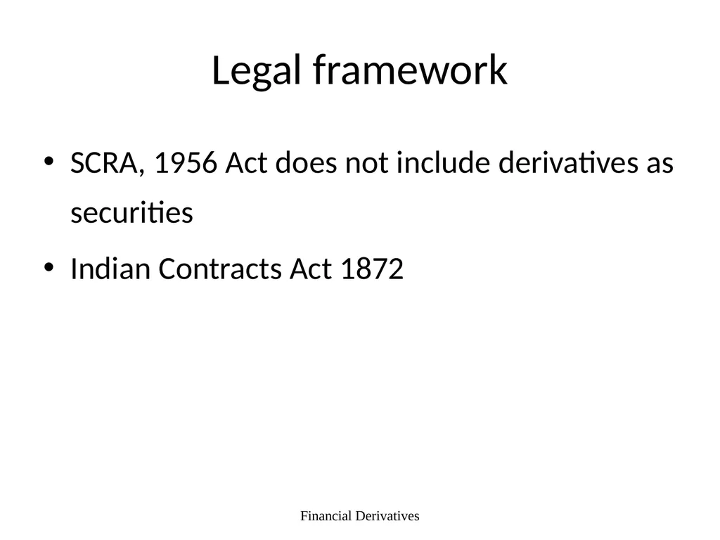 Forward/Futures Pricing Financial Derivatives 2 - slide 34 of 38