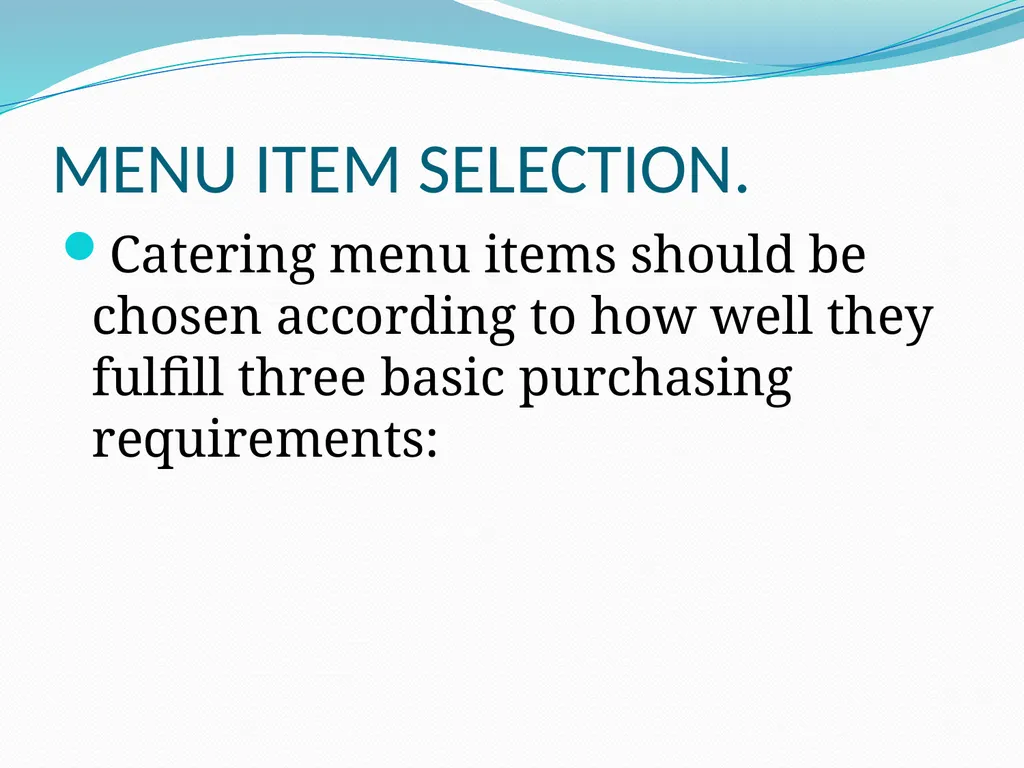 Catering Menu Program CM226 Catering and Event - slide 41 of 51