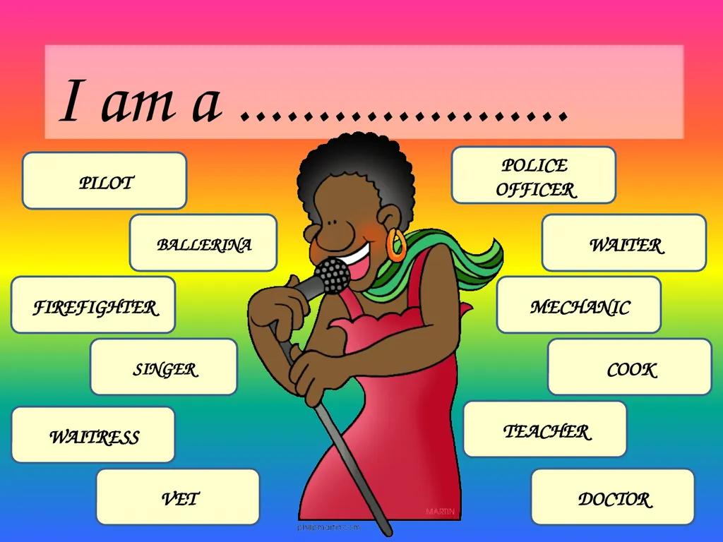 I am a ..................... FIREFIGHTER BALLERINA - slide 4 of 12