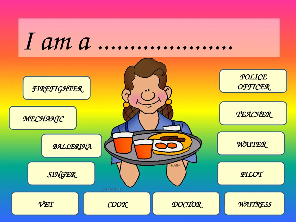 I am a ..................... FIREFIGHTER BALLERINA - slide 9 of 12