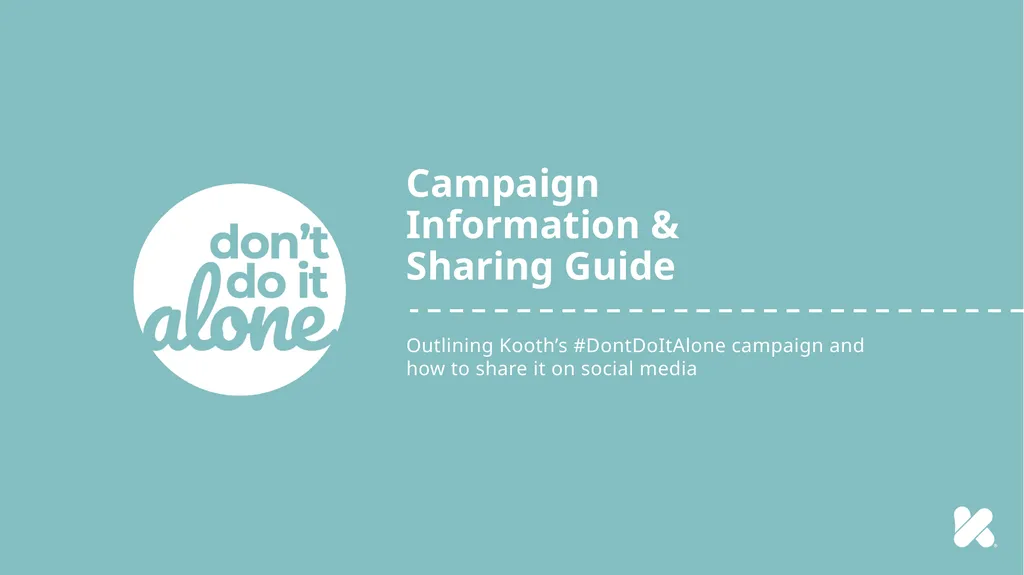 Campaign Information & Sharing Guide Outlining - slide 1 of 15