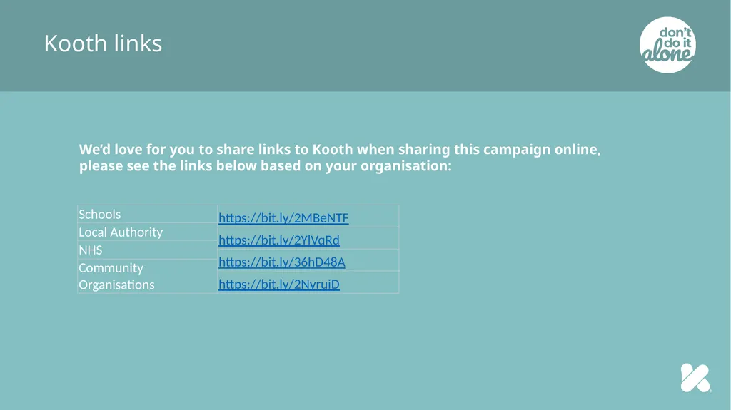 Campaign Information & Sharing Guide Outlining - slide 11 of 15