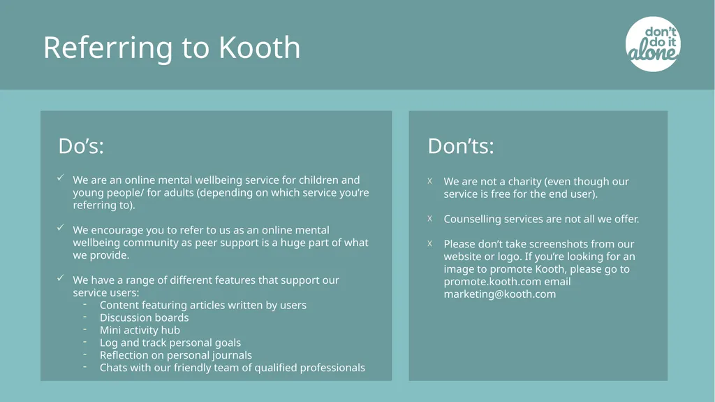 Campaign Information & Sharing Guide Outlining - slide 13 of 15