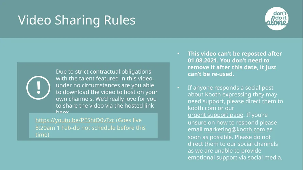 Campaign Information & Sharing Guide Outlining - slide 6 of 15