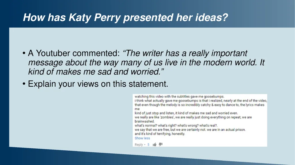 Example lesson 2: Evaluating writers’ viewpoints - slide 10 of 12