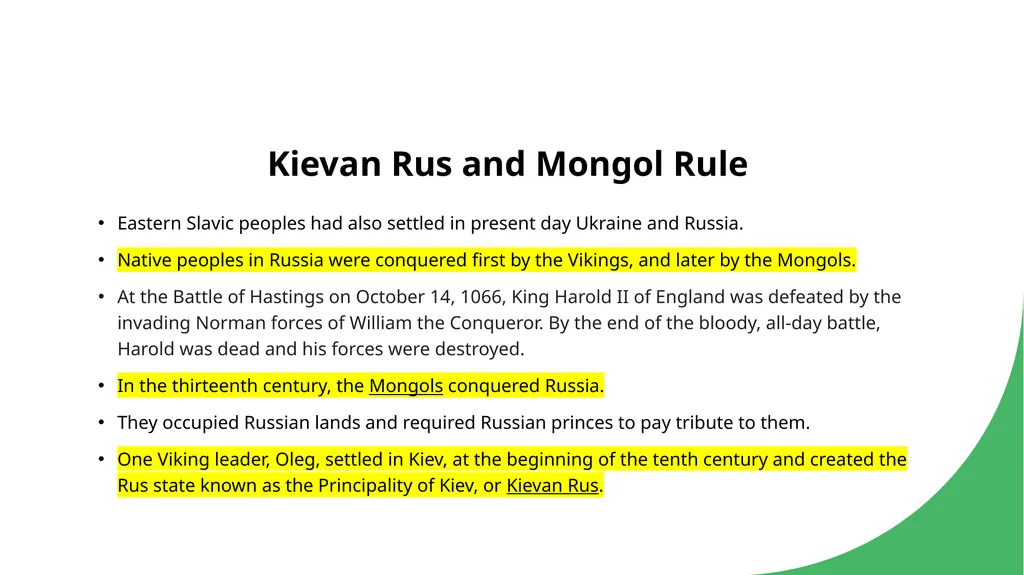 Chapter 4: Medieval Kingdoms in Europe Medieval - slide 7 of 7