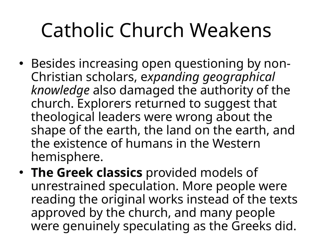 After the Greeks: Christianity and the Rise of the - slide 33 of 36