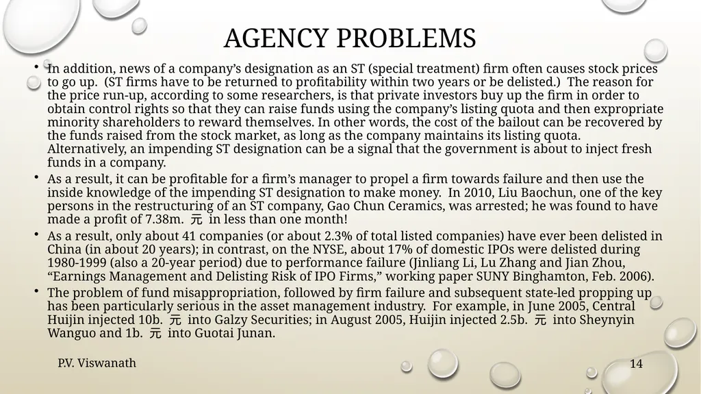 Equity markets The Chinese financial system, - slide 14 of 19