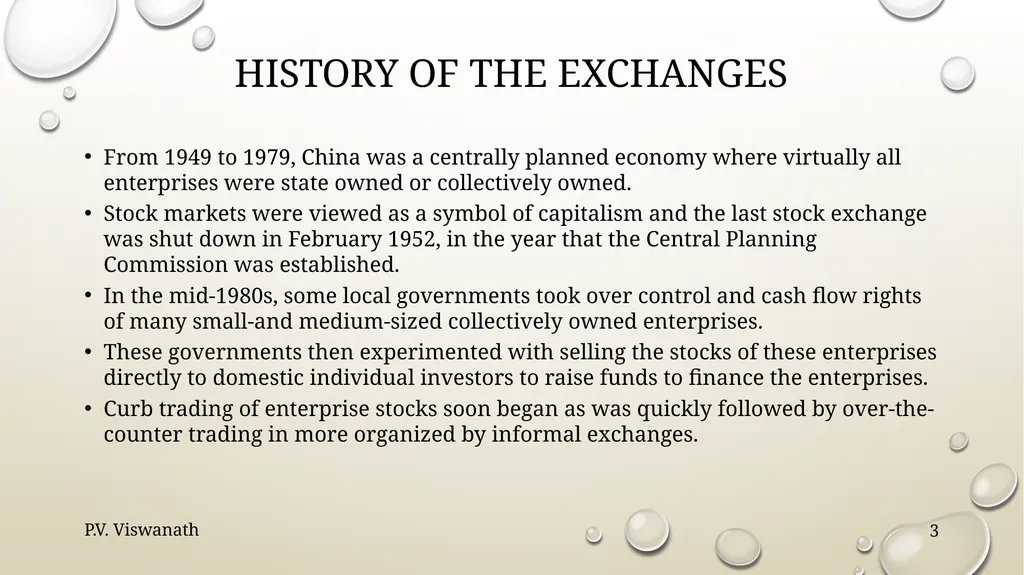 Equity markets The Chinese financial system, - slide 3 of 19