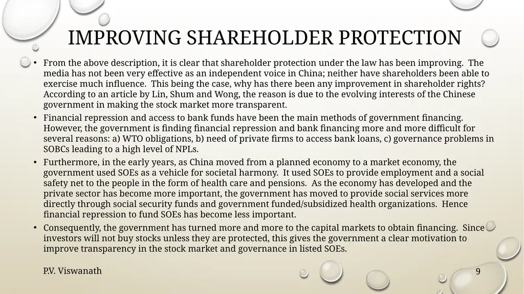 Equity markets The Chinese financial system, - slide 9 of 19