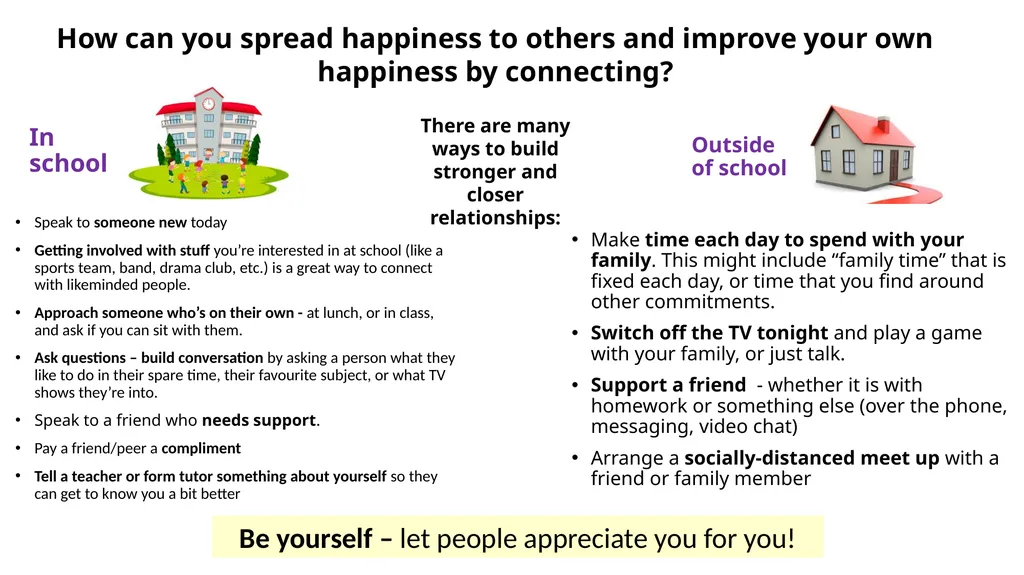 This half-term we will be focusing on CONNECT. - slide 3 of 4