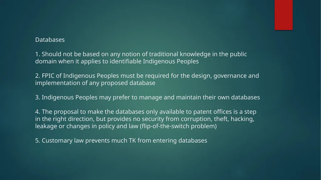 Taking UNDRIP Seriously indigenous peoples have - slide 15 of 17