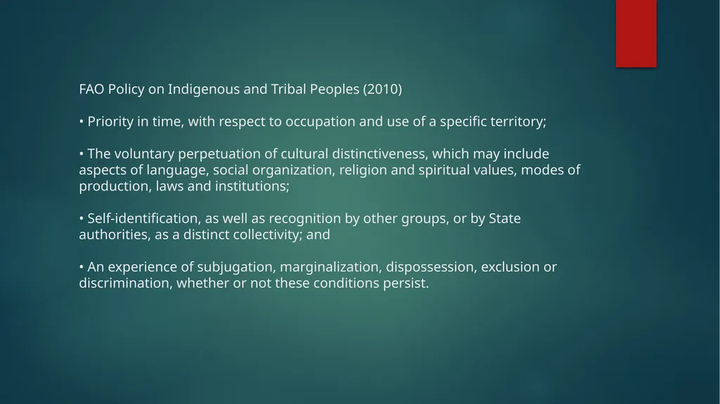 Taking UNDRIP Seriously indigenous peoples have - slide 4 of 17