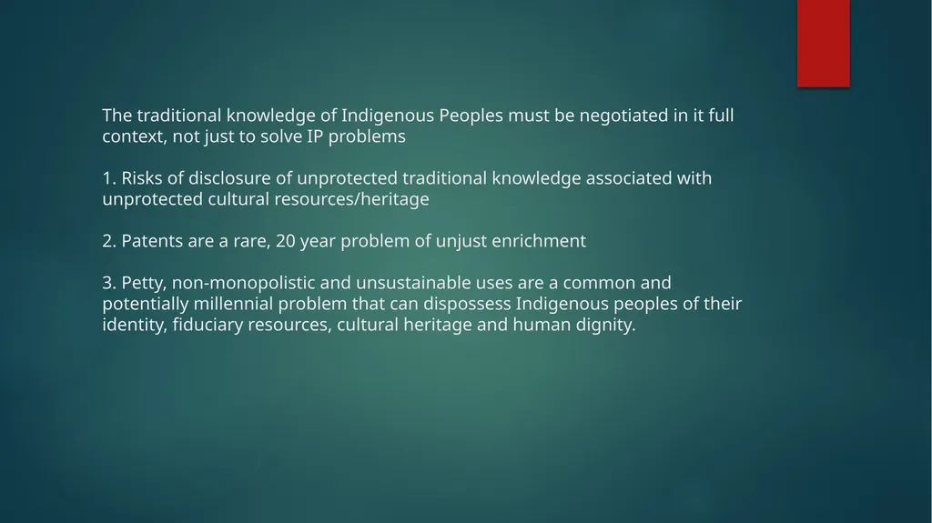 Taking UNDRIP Seriously indigenous peoples have - slide 16 of 17