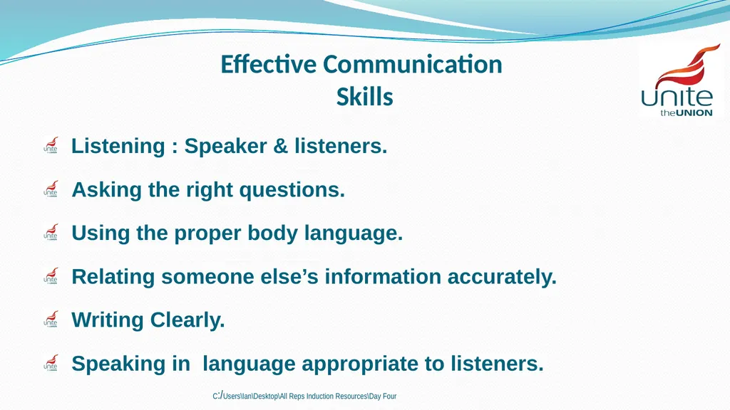 Communication C:\Users\Ian\Desktop\All Reps - slide 9 of 23
