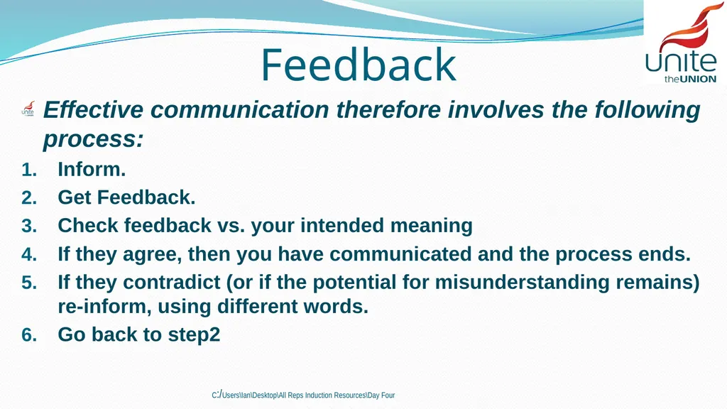 Communication C:\Users\Ian\Desktop\All Reps - slide 22 of 23