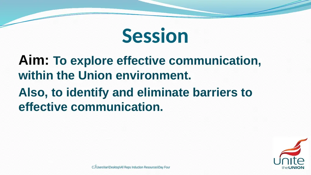 Communication C:\Users\Ian\Desktop\All Reps - slide 2 of 23