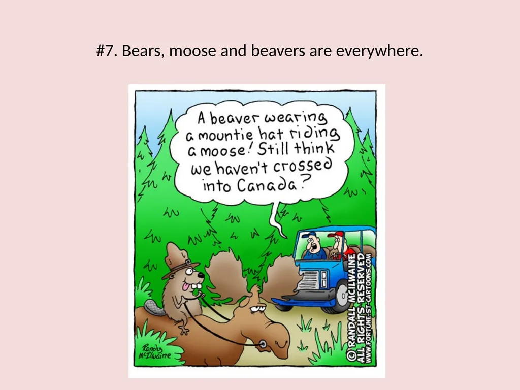 Canadian Stereotypes #1. EH? #2. We’re all really - slide 8 of 21