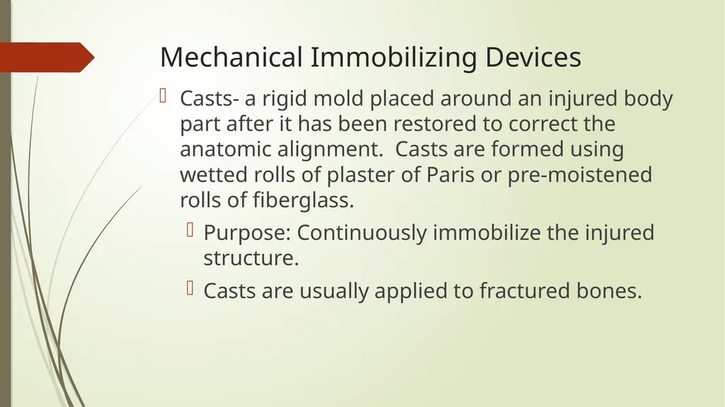 Mechanical Immobilization Karen Malt, MSN, RN - slide 12 of 21