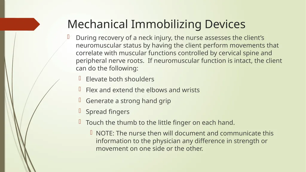 Mechanical Immobilization Karen Malt, MSN, RN - slide 9 of 21