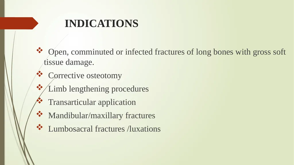 Techniques of external fracture fixation . Dr. - slide 12 of 22