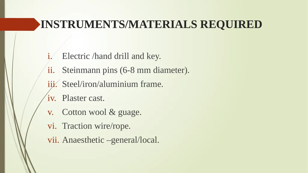 Techniques of external fracture fixation . Dr. - slide 7 of 22