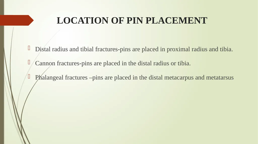 Techniques of external fracture fixation . Dr. - slide 6 of 22