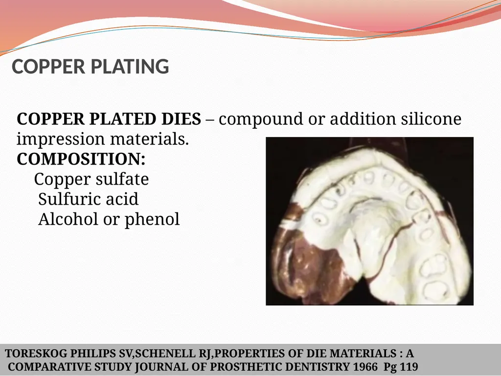 MODELS AND DIE MATERIALS CONTENTS INTRODUCTION - slide 29 of 41