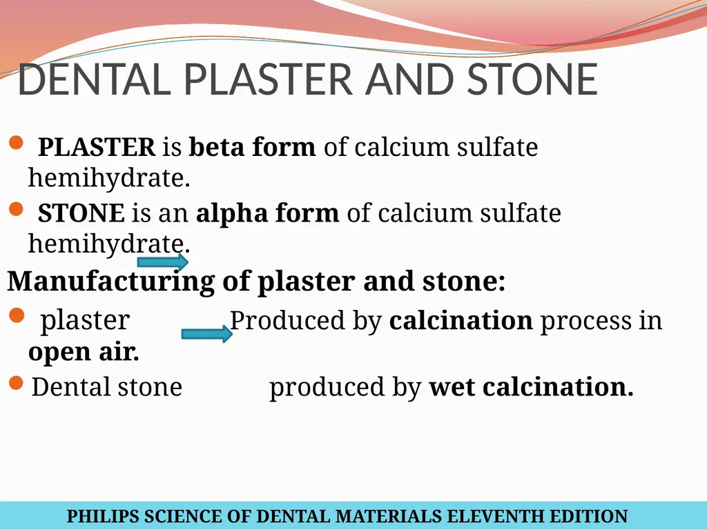 MODELS AND DIE MATERIALS CONTENTS INTRODUCTION - slide 7 of 41