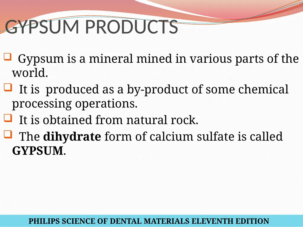 MODELS AND DIE MATERIALS CONTENTS INTRODUCTION - slide 5 of 41