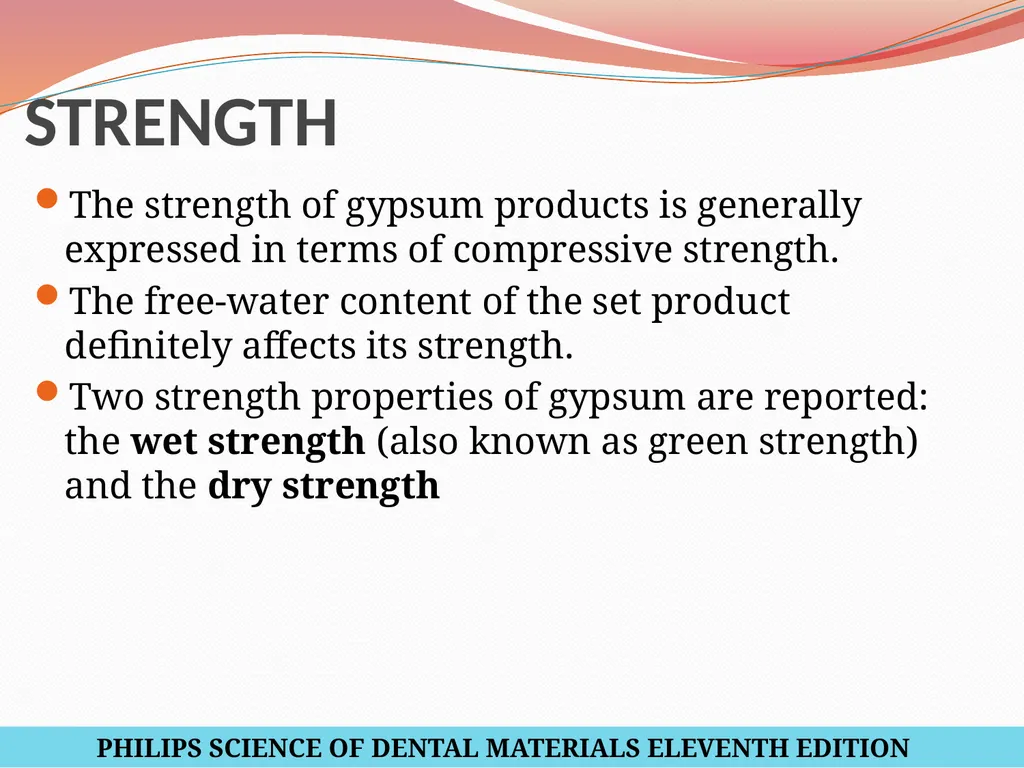 MODELS AND DIE MATERIALS CONTENTS INTRODUCTION - slide 17 of 41