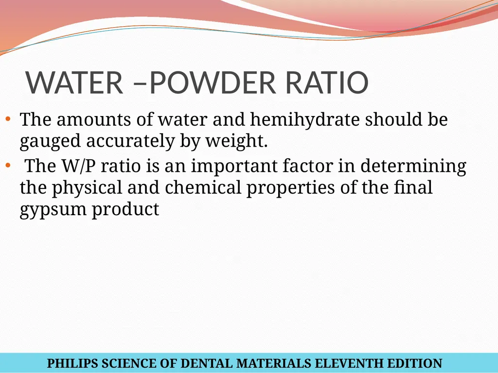MODELS AND DIE MATERIALS CONTENTS INTRODUCTION - slide 11 of 41