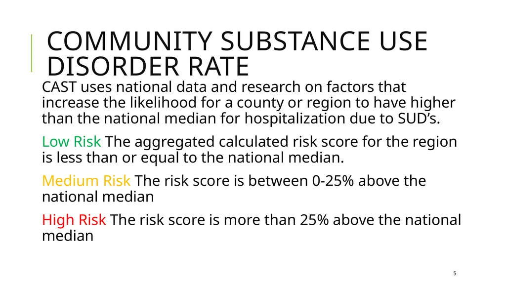 Calculating for an Adequate System Tool (CAST) - slide 5 of 12