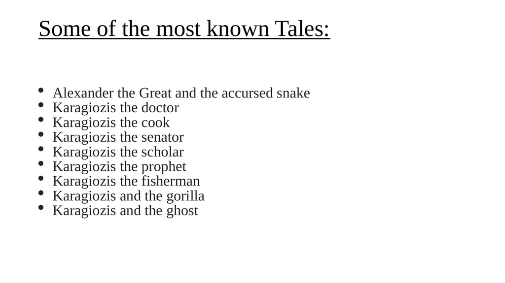 Drama presentation Greek shadow puppet theatre: - slide 6 of 12