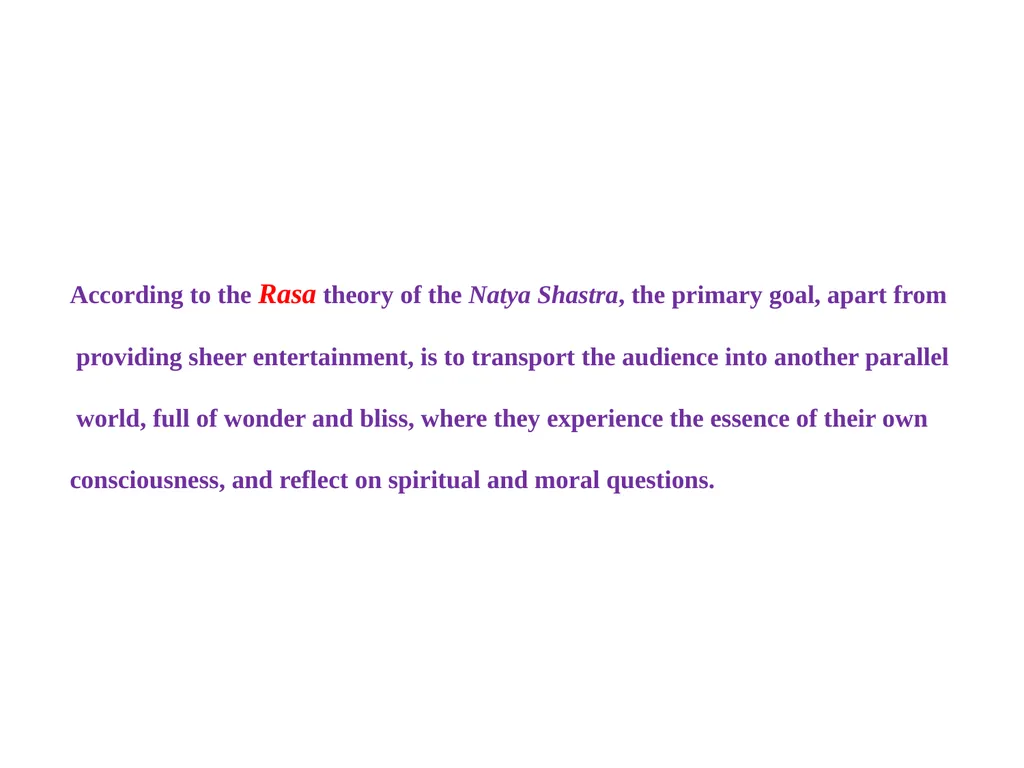 Natya Shaastra Chapter VI Sentiments [RASA] Theory - slide 5 of 18