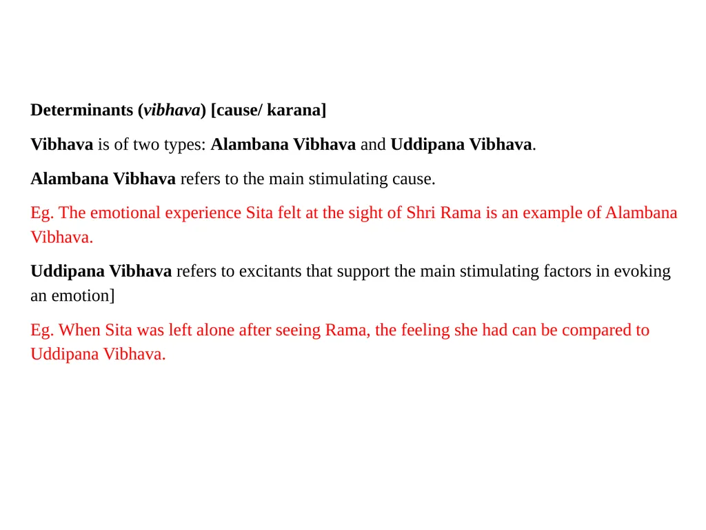 Natya Shaastra Chapter VI Sentiments [RASA] Theory - slide 8 of 18