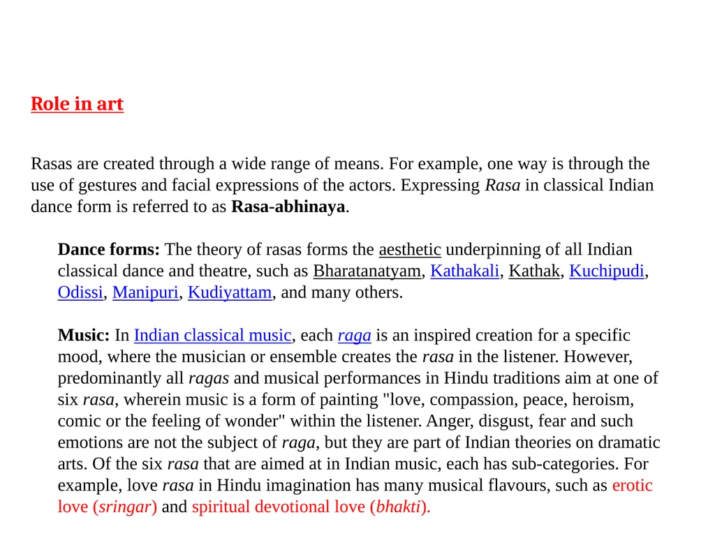Natya Shaastra Chapter VI Sentiments [RASA] Theory - slide 17 of 18