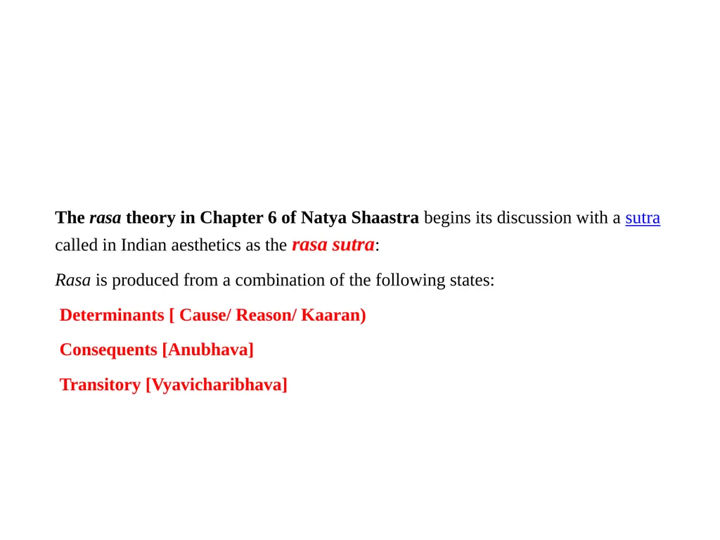 Natya Shaastra Chapter VI Sentiments [RASA] Theory - slide 7 of 18