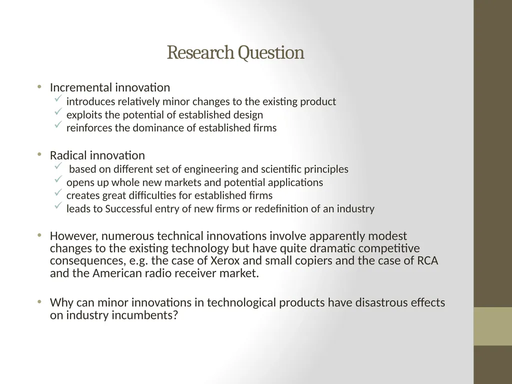 Architectural Innovation: The Reconfiguration of - slide 2 of 10