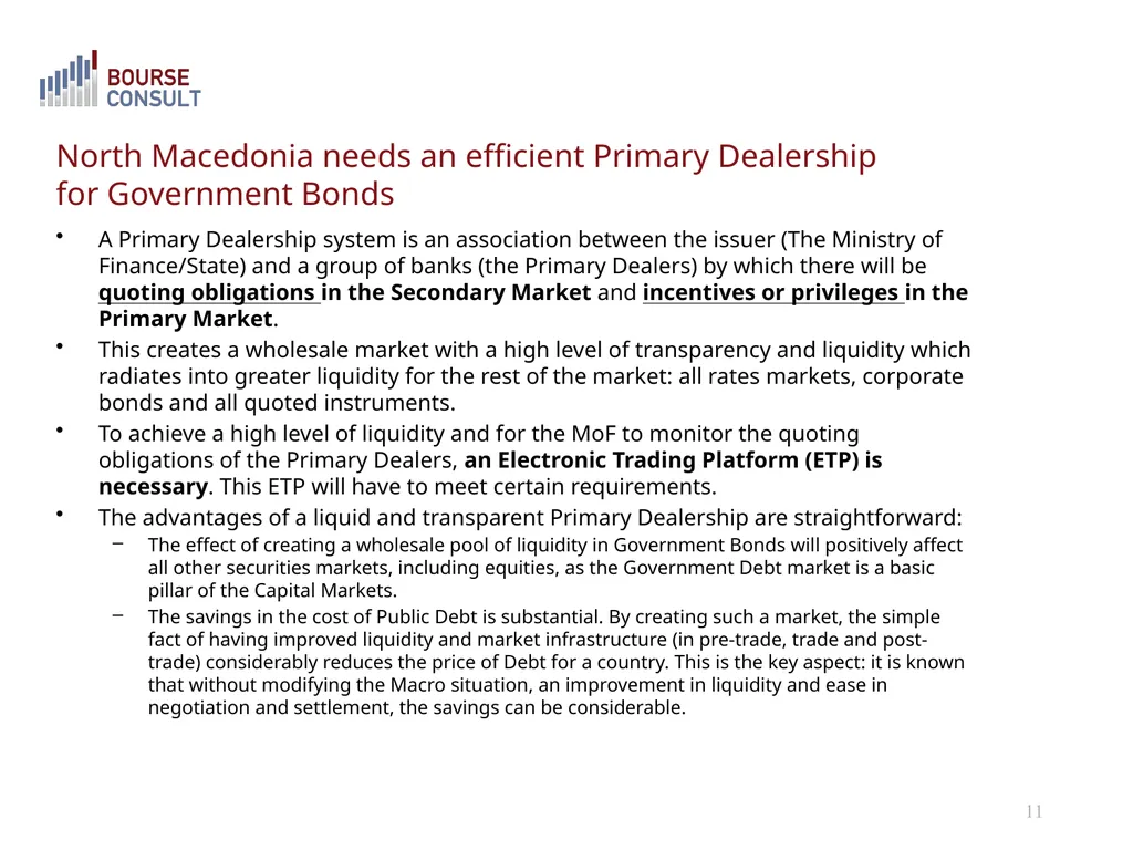The Macedonian Capital Market: Development - slide 11 of 21